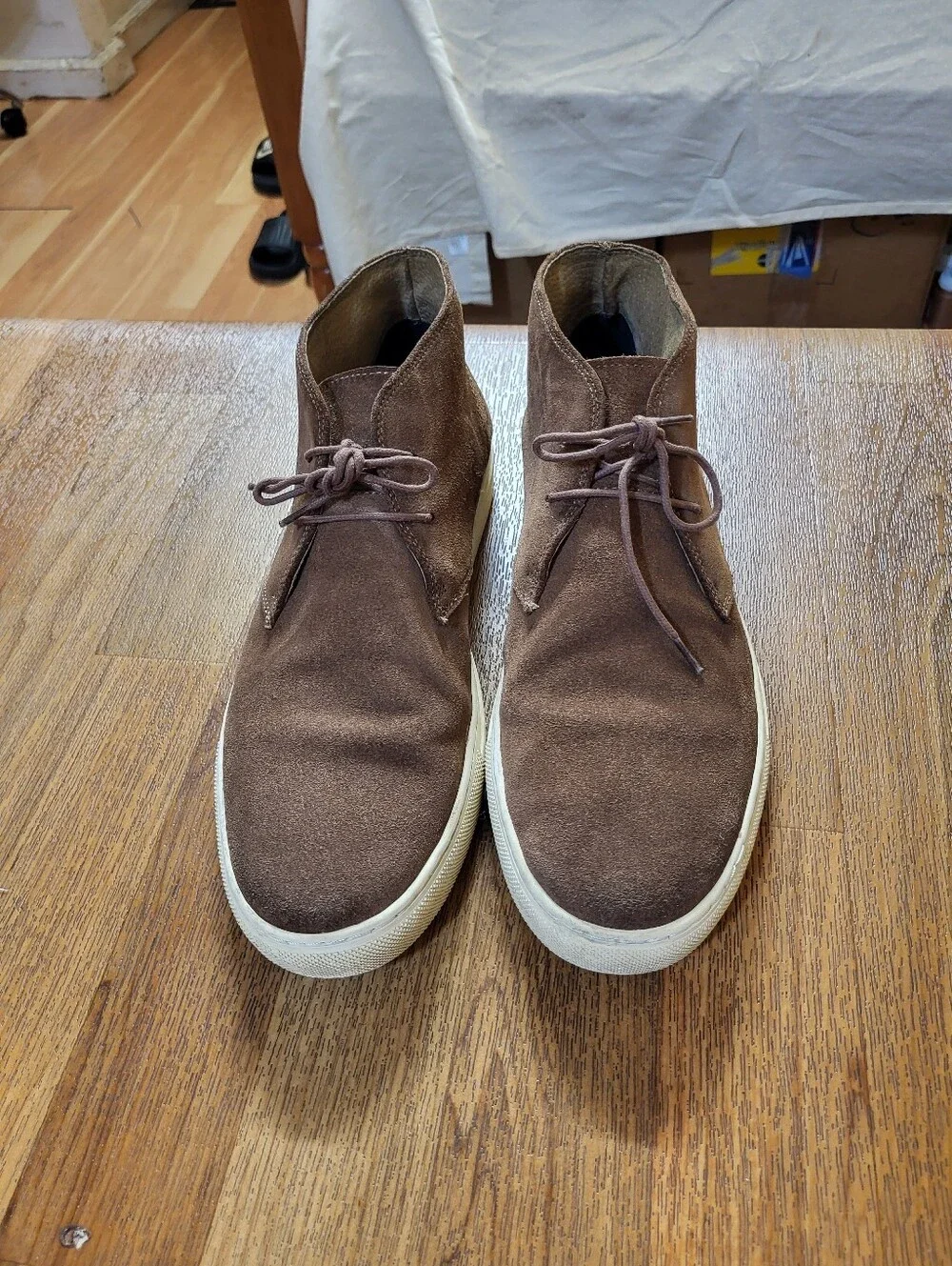 Banana Republic leather Brown mens shoes size 11.5